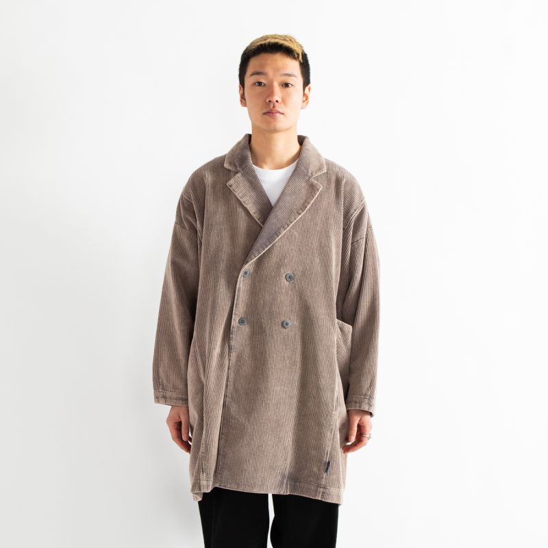 APPLEBUM Corduroy Double Coat素材コーデュロイ - ピーコート