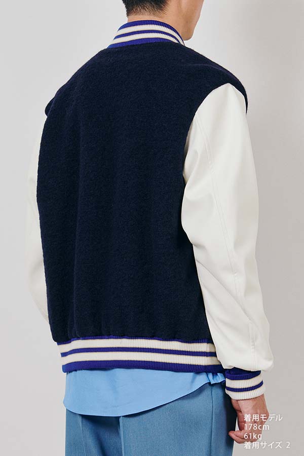 DIGAWEL Varsity Jacket( URU TOKYO×DIGAWEL ) (Navy) DWWA049 公式通販