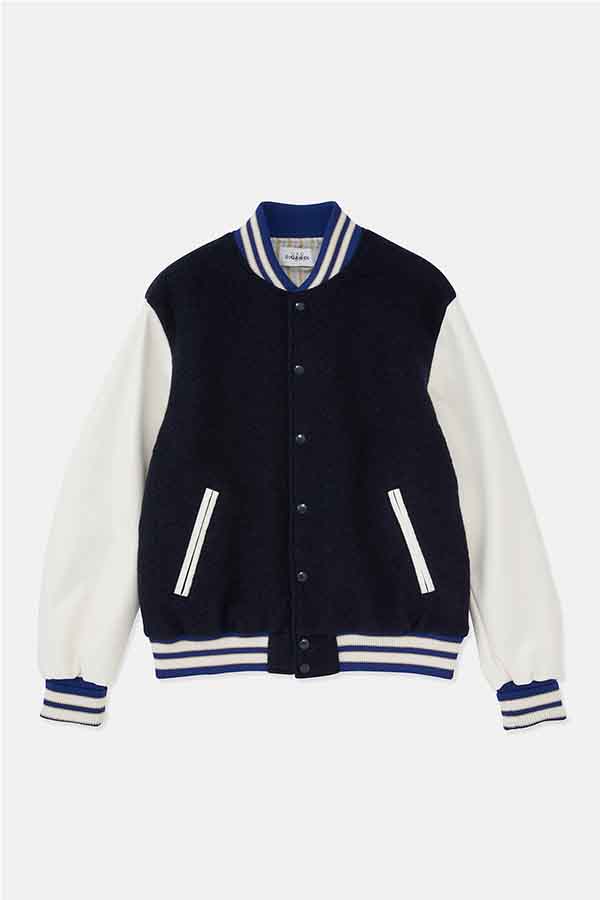 DIGAWEL Varsity Jacket( URU TOKYO×DIGAWEL ) (Navy) DWWA049
