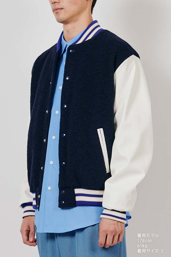 DIGAWEL Varsity Jacket( URU TOKYO×DIGAWEL ) (Navy) DWWA049 公式通販