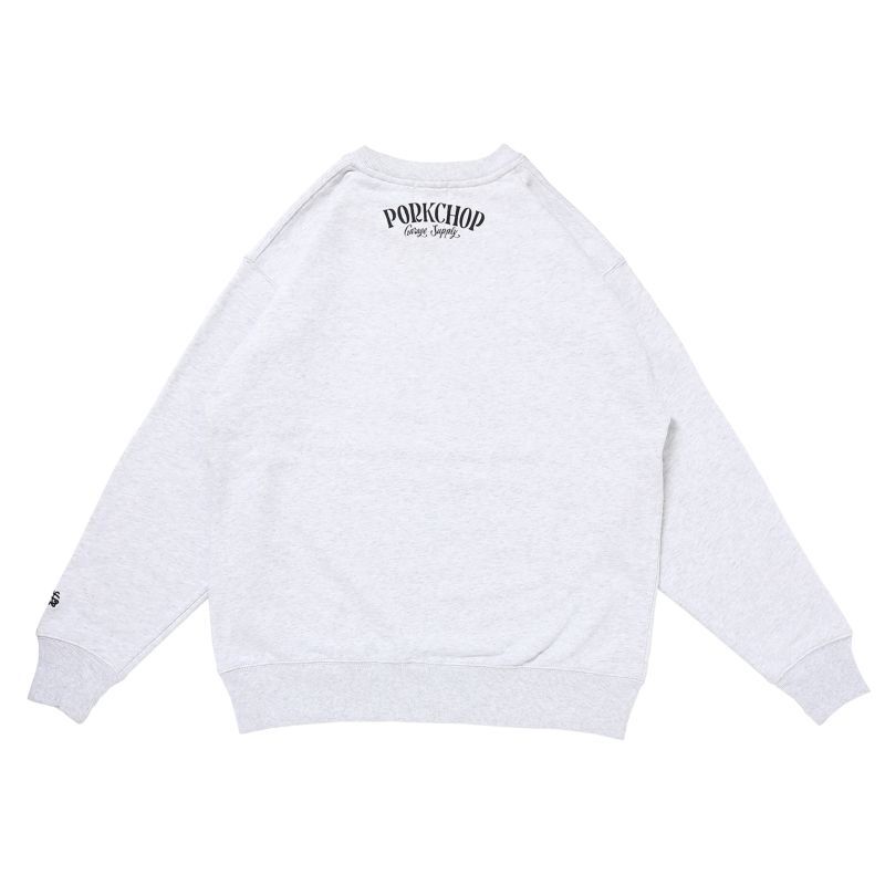 PORKCHOP GARAGE SUPPLY PORK FRONT SWEAT (GRAY) P0235 公式通販