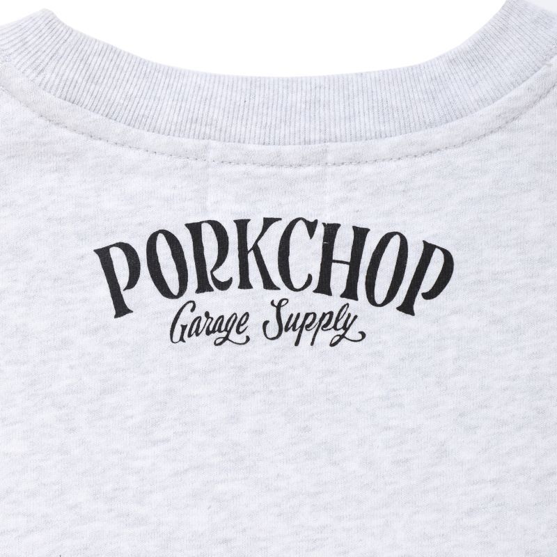 PORKCHOP GARAGE SUPPLY PORK FRONT SWEAT (GRAY) P0235 公式通販