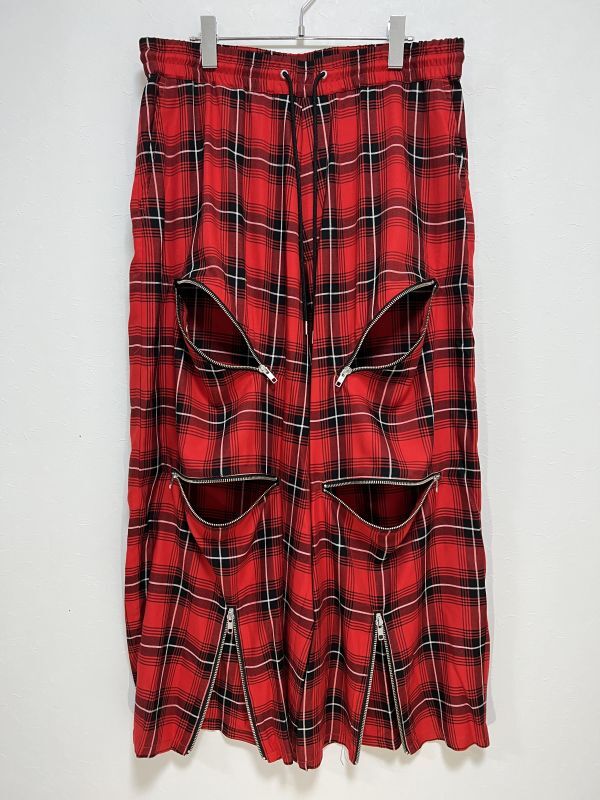 KIDILL WIDE ZIP PANTS (RED CHECK) KL712 公式通販