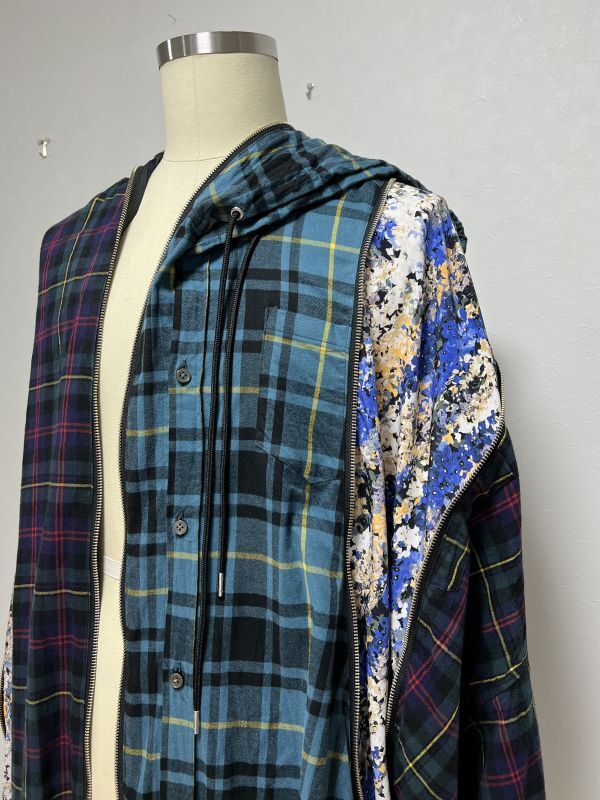 KIDILL ZIP SHIRT (BLUE CHECK) KL692 公式通販