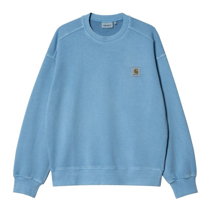 CARHARTT WIP NELSON SWEATSHIRT (Piscine (garment dyed)) I029957