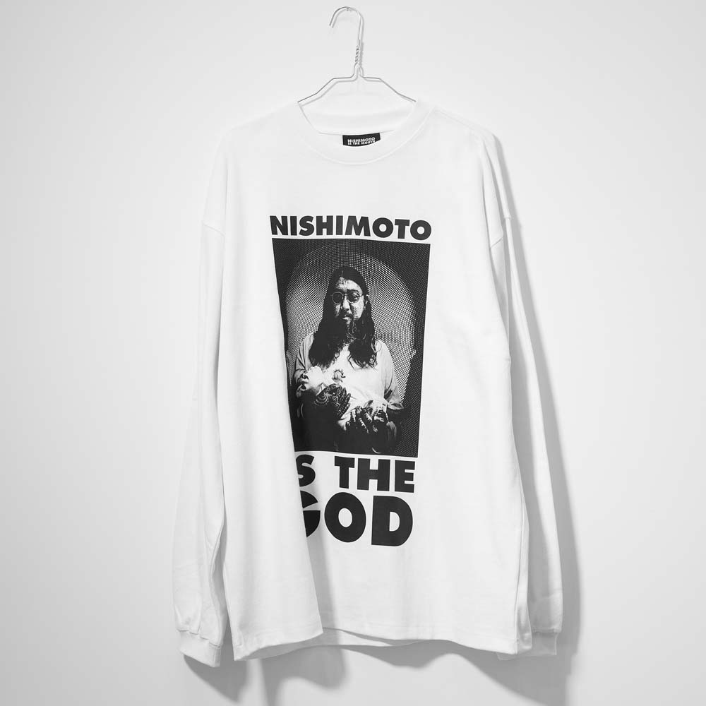 NISHIMOTO IS THE MOUTH L/S T-SHIRT WHITE - Tシャツ/カットソー(七分