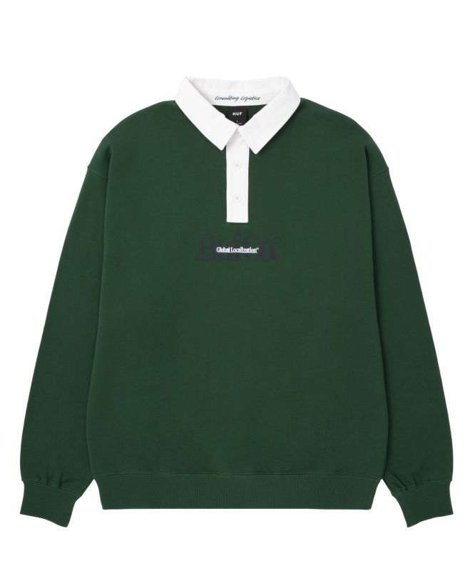 HUF HUF CO POLO FLEECE (DK GREEN) FL80049HO22 公式通販