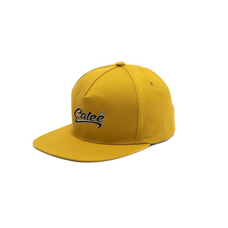 CALEE CALEE Logo embroidery twill cap (Yellow) CL-22AW049 公式通販