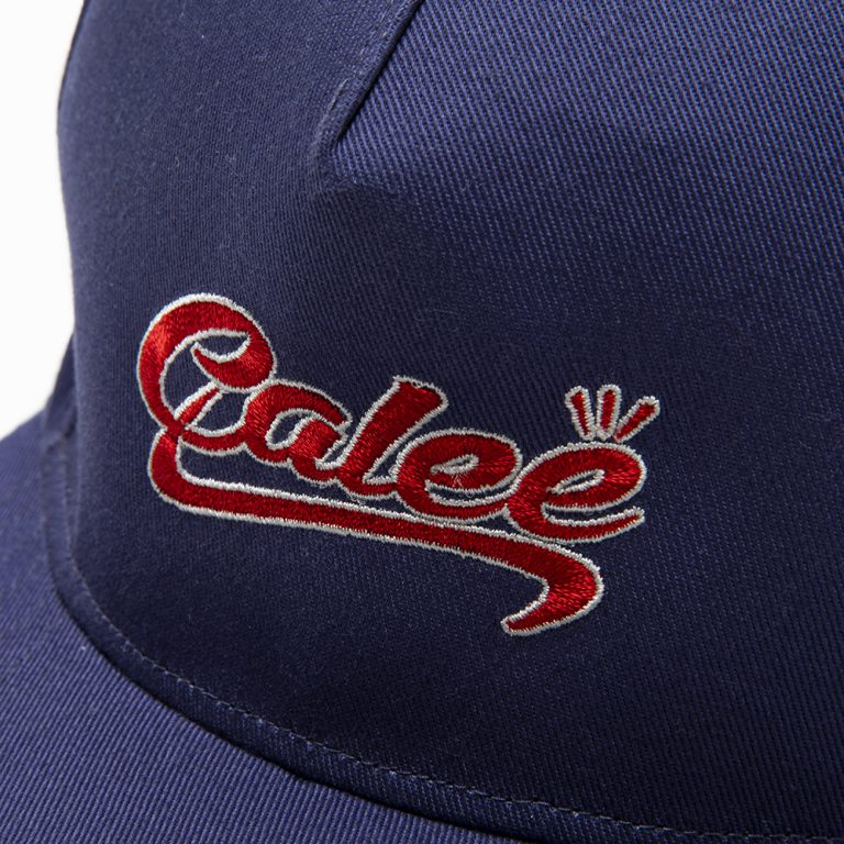 CALEE CALEE Logo embroidery twill cap (Blue) CL-22AW049 公式通販