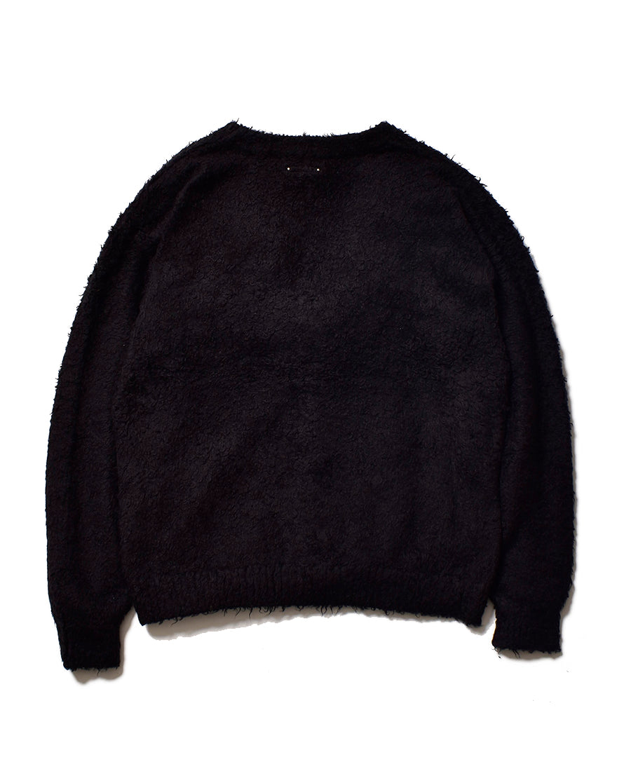 MINEDENIM Shaggy Cotton Knit Cardigan (BLK) 2303-6001 公式通販