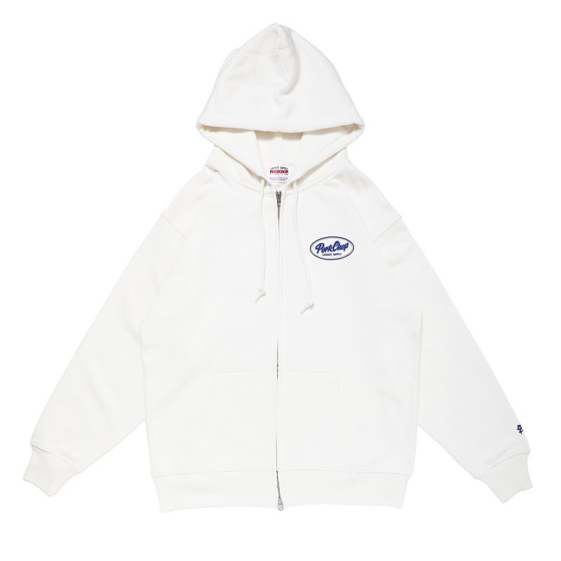 PORKCHOP GARAGE SUPPLY BAD TOYS ZIP UP HOODIE (OFF WHITE) P0247