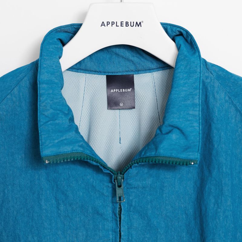 APPLEBUM Dyed Cotton Nylon Track Jacket (Blue Green) 2310602 公式通販