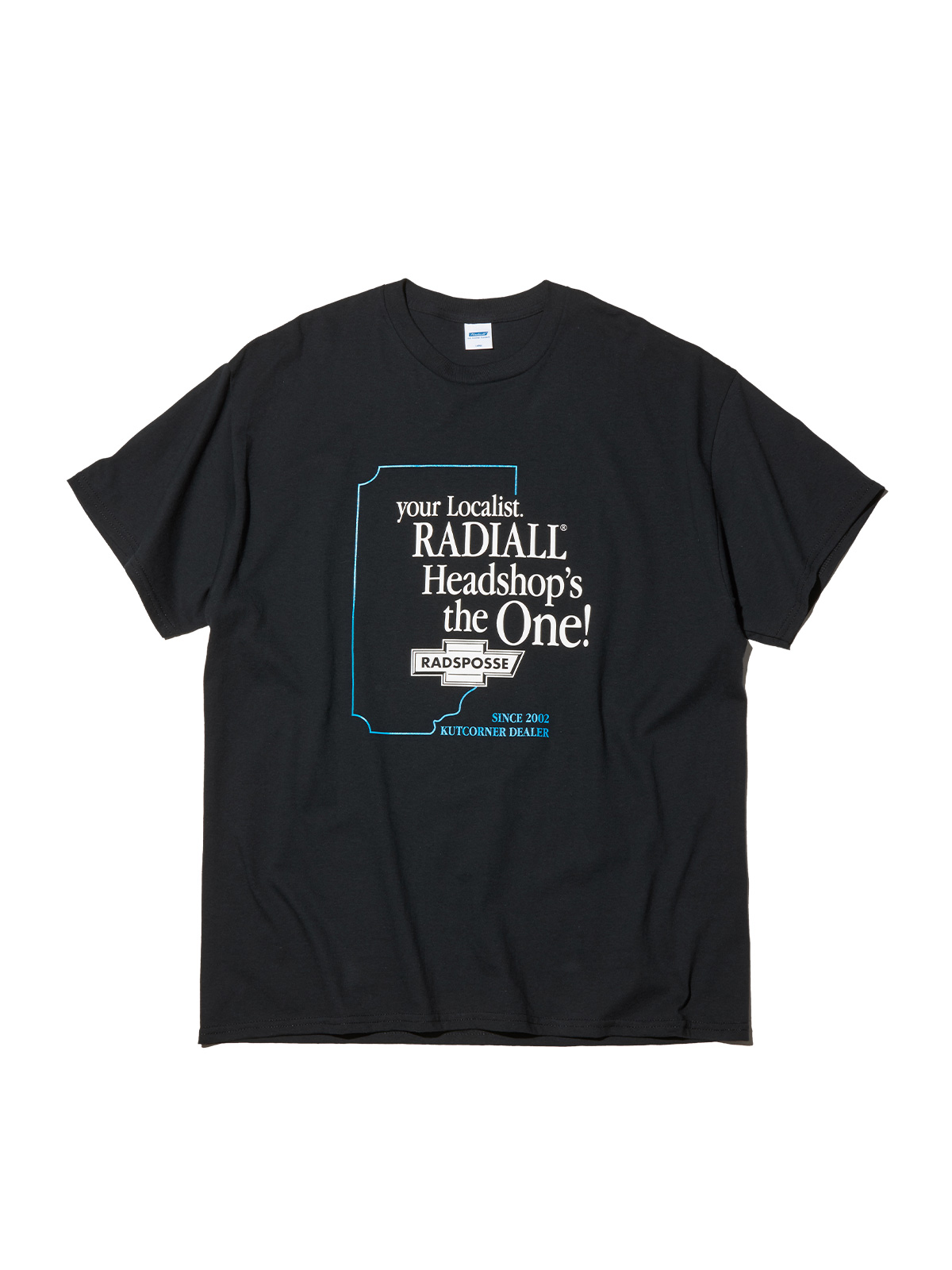 RADIALL TOKING - CREW NECK T-SHIRT S/S (Black) RAD-23SS-TEE002