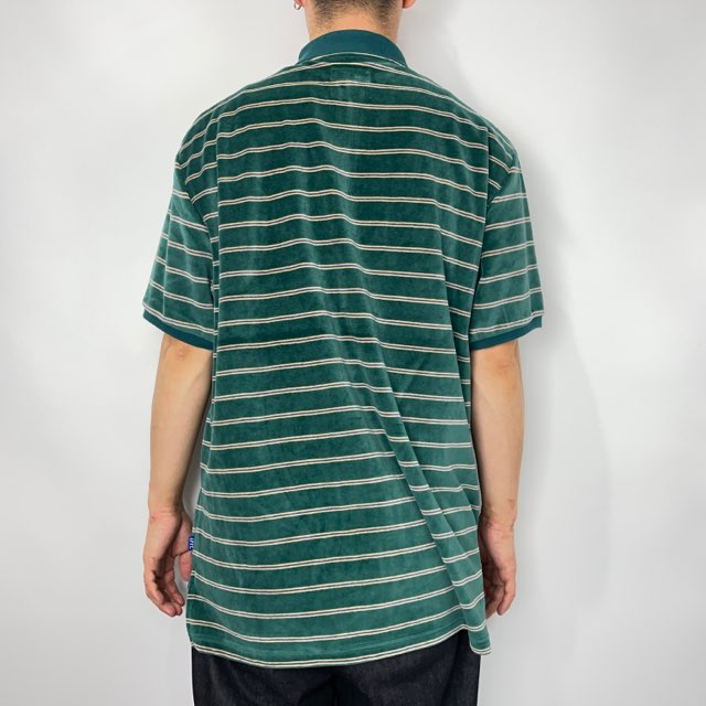 LFYT HALF ZIP VELOUR S/S BIG SHIRT (GREEN) LS230205 公式通販