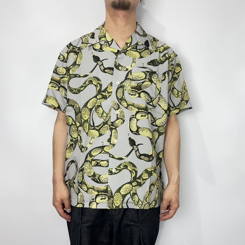 046042● CALEE Allover tiger pattern S/S