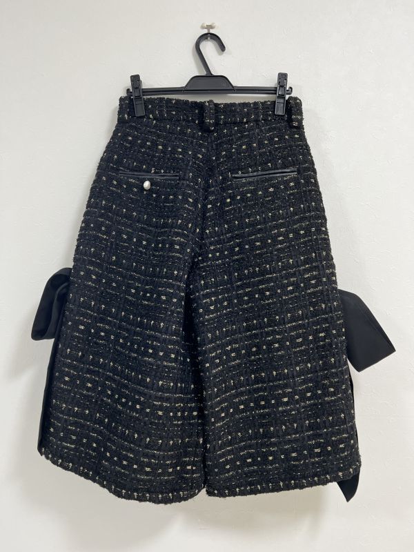 KIDILL RIBBON SHORT PANTS LILY-YARN TWEED (BLACK) KL769 公式通販