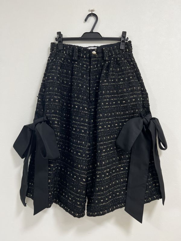 KIDILL RIBBON SHORT PANTS LILY-YARN TWEED (BLACK) KL769 公式通販