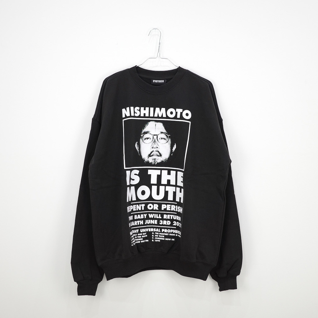 NISHIMOTO IS THE MOUTH CLASSIC SWEAT SHIRTS (BLACK) NIM-L14CAW