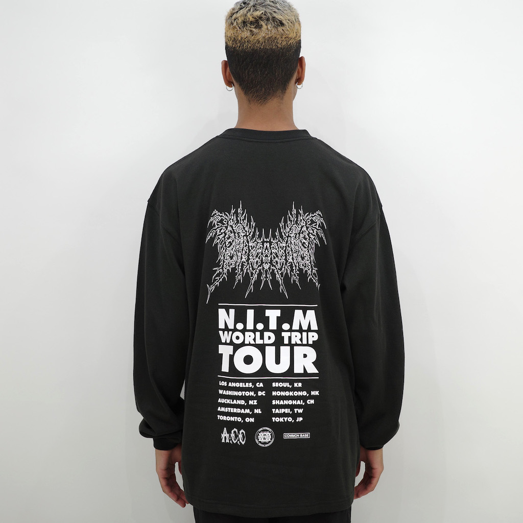 NISHIMOTO IS THE MOUTH METAL TOUR L/S TEE (BLACK) NIM-D12 公式通販