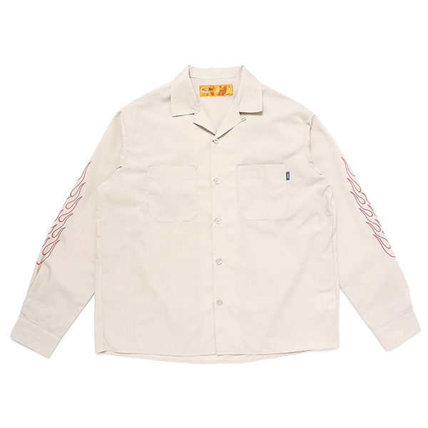 CHALLENGER L/S FIRE WORK SHIRT (BEIGE) CLG-SH 023-007 公式通販