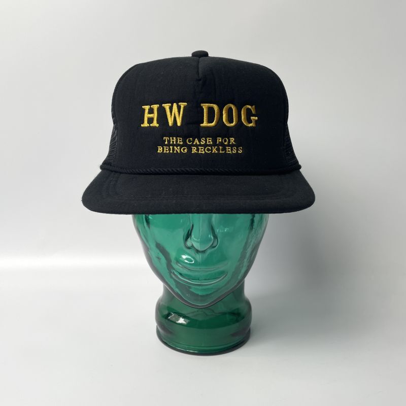 THE H.W.DOG&CO. BLACKish MESH CAP 22SS-B - キャップ