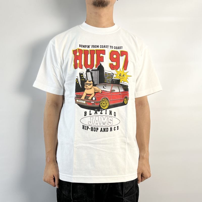 HUF BLAZING JAMS TEE (WHITE) TS02028SU23 公式通販