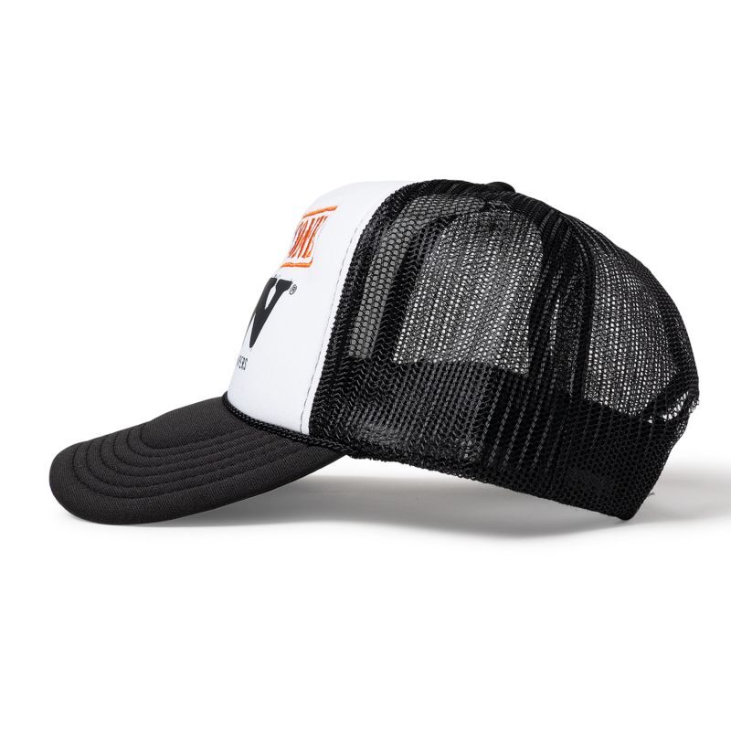 INTERBREED RAW x INTERBREED “Big Cone Trucker Cap” (BLK/WHT