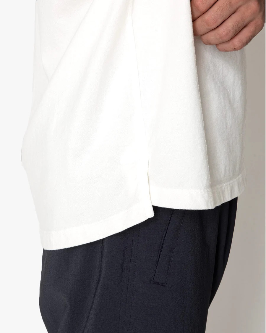 nonnative CLERK S/S TEE COTTON JERSEY OVERDYED (WHITE) NN-C4228