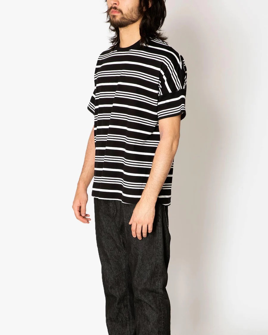 nonnative CLERK S/S TEE COTTON JERSEY BORDER (BLACK) NN-C4235 公式通販