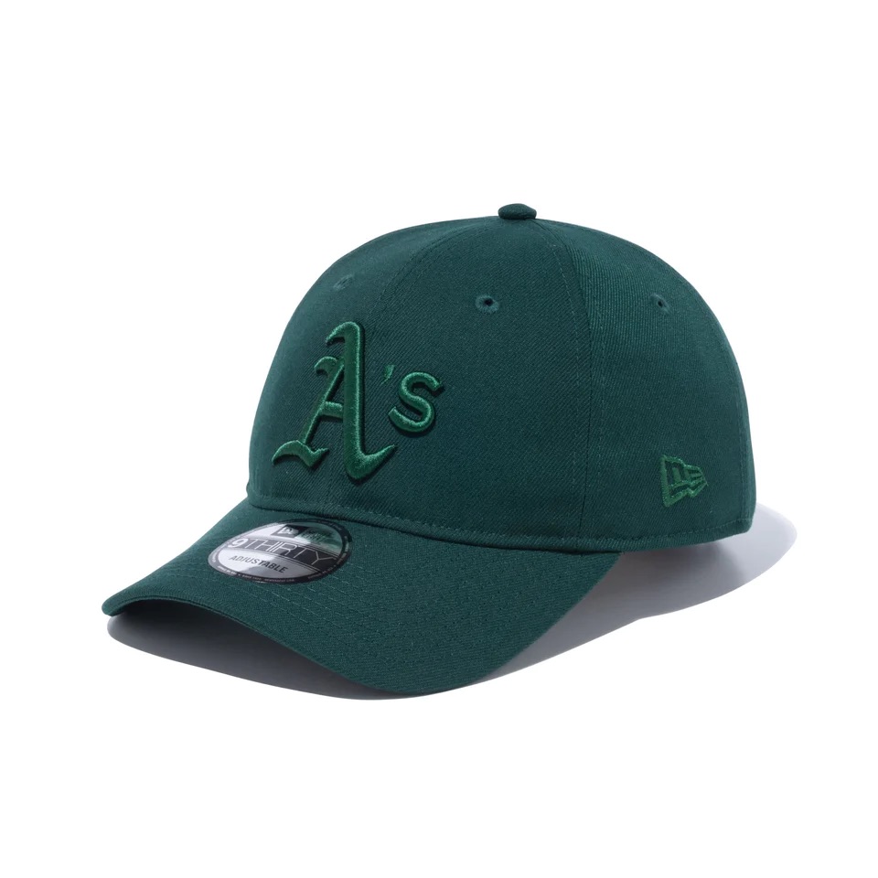 NEW ERA 9THIRTY MLB Tonal Logo オークランド・アスレチックス ダーク