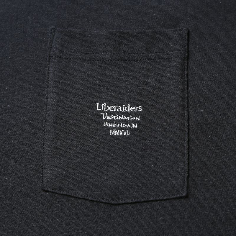 Liberaiders POCKET LOGO L/S TEE (BLACK) 755032303 公式通販