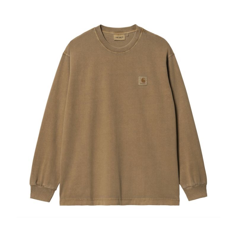 CARHARTT WIP L/S VISTA T-SHIRT (Buffalo garment dyed) I030779-23AW ...