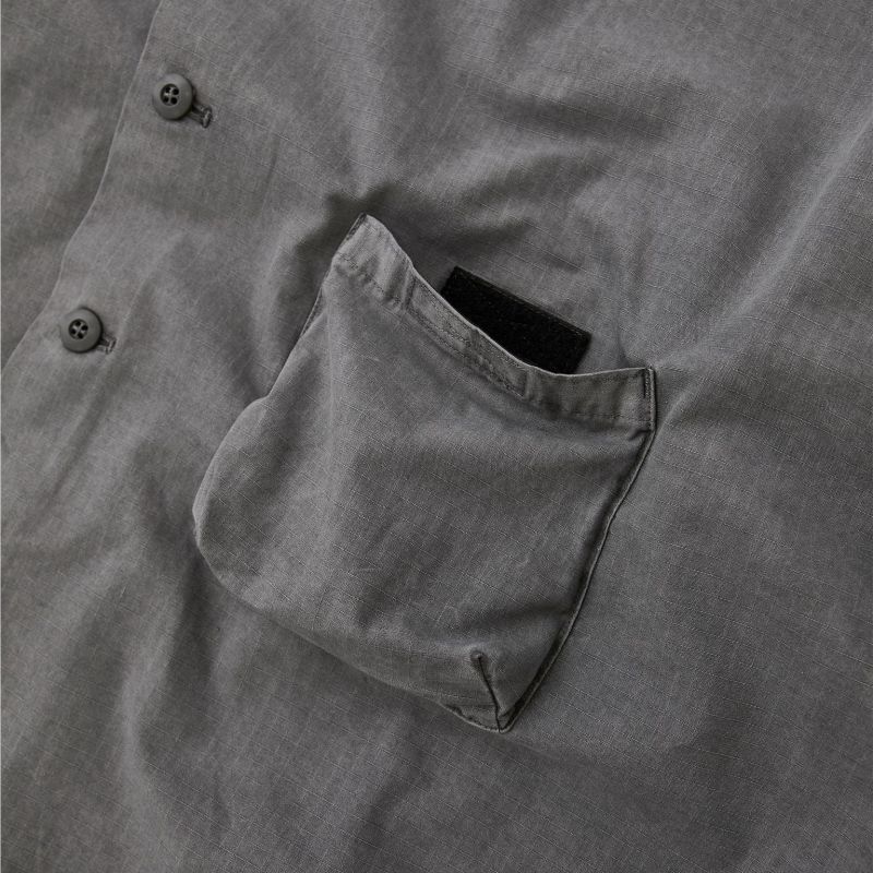 MAGIC STICK Boxy Dyed Shirt (Faded Grey) 23AW-MS8-009 公式通販