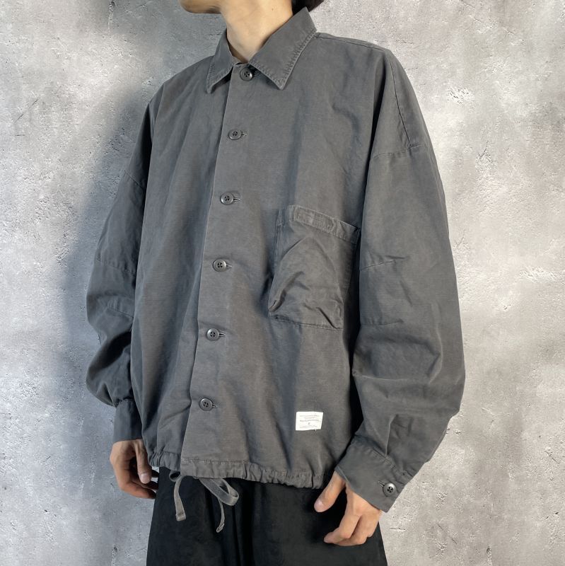 MAGIC STICK Boxy Dyed Shirt (Faded Grey) 23AW-MS8-009 公式通販