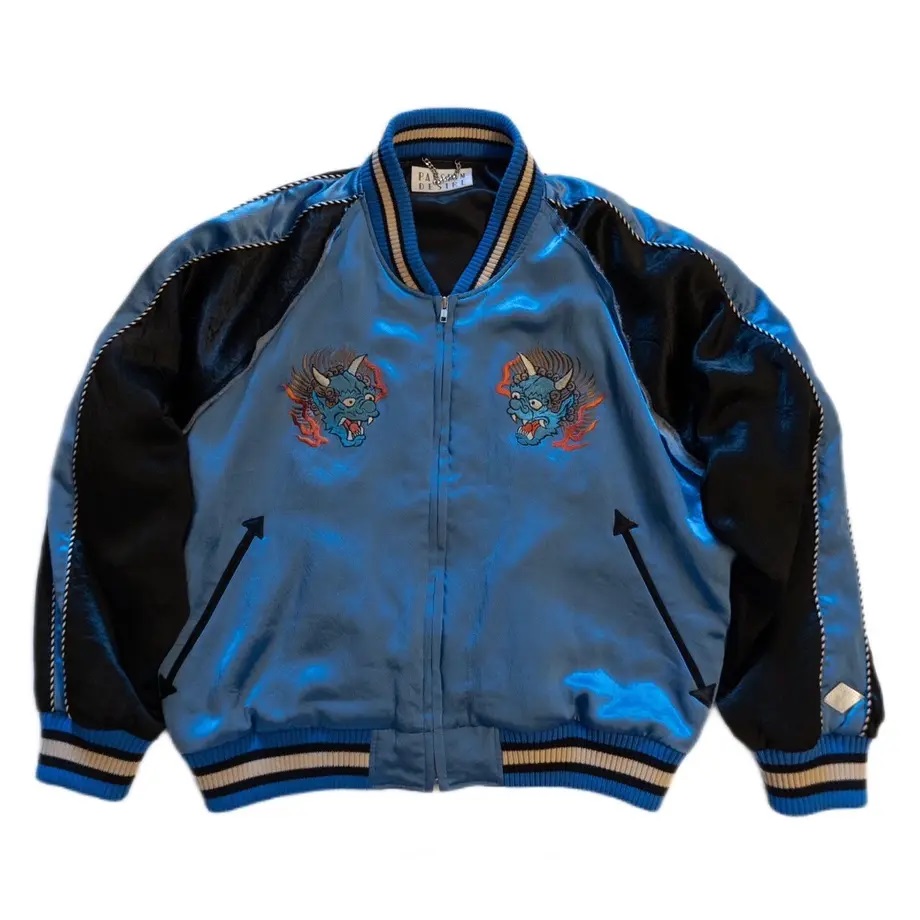 el conductorH DEMON EMBROIDERED SOURVENIR JKT (BLUE) PD23SJ08 公式通販