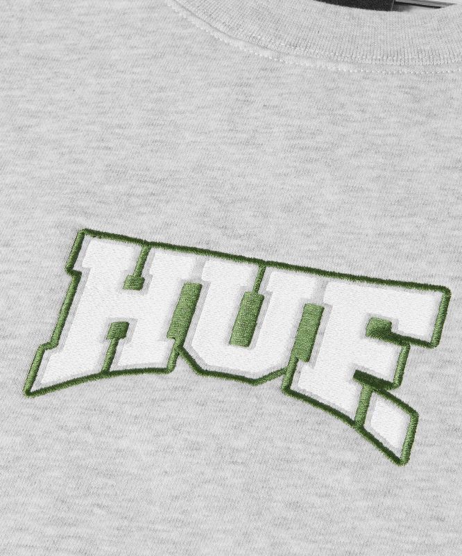 HUF HOME TEAM CREWNECK (HEATHER GREY) PF00628FA23 公式通販