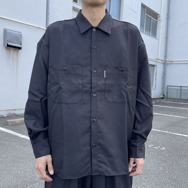 COOTIE T/W Gabardine Work L/S Shirt (Black) CTE-23A401 公式通販