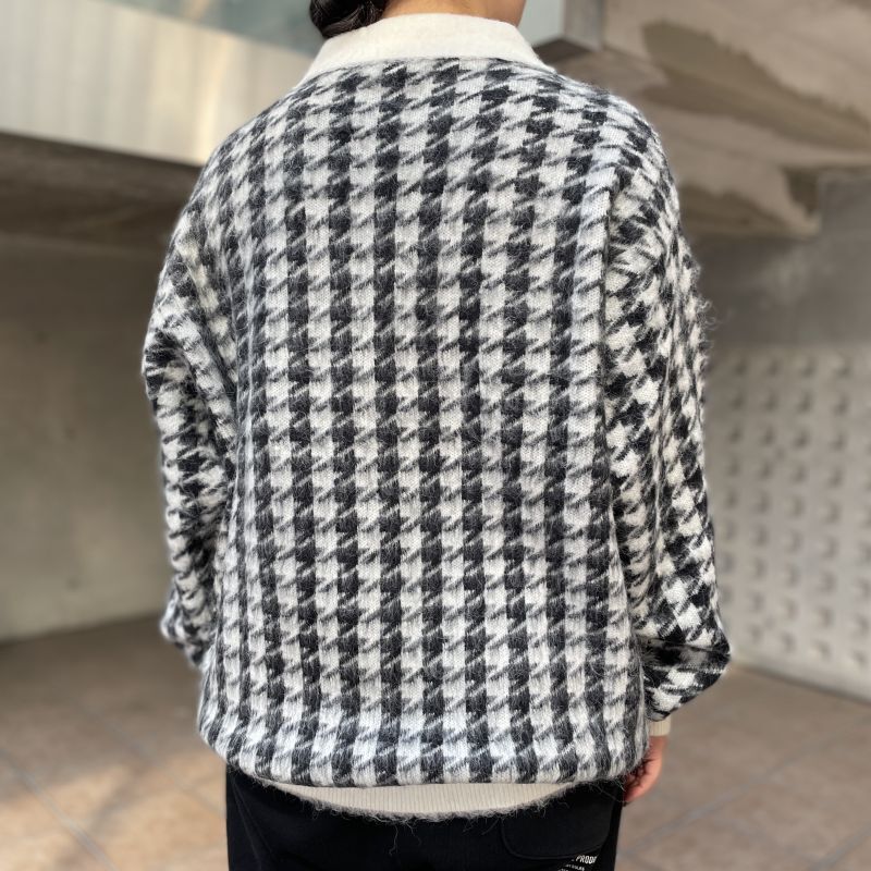 HUF ONE STAR HOUNDSTOOTH POLO SWEATER (BLACK) KN80100FA23 公式通販