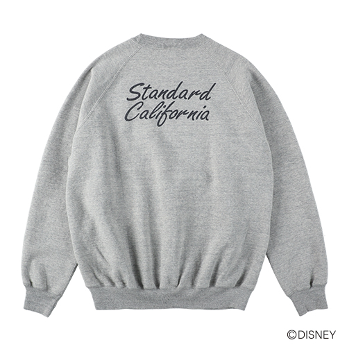 STANDARD CALIFORNIA DISNEY × SD 88/12 California Crew Sweat (Gray