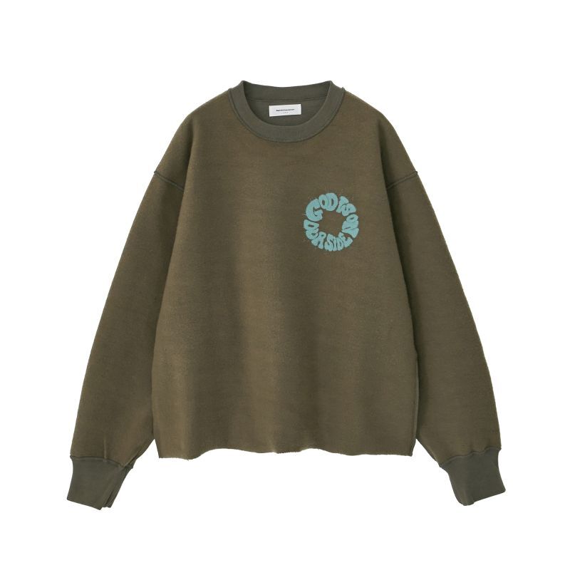 MAGIC STICK Inside-out G.I.O.O.S Crew Sweat (Brown) 23AW-MS10-031