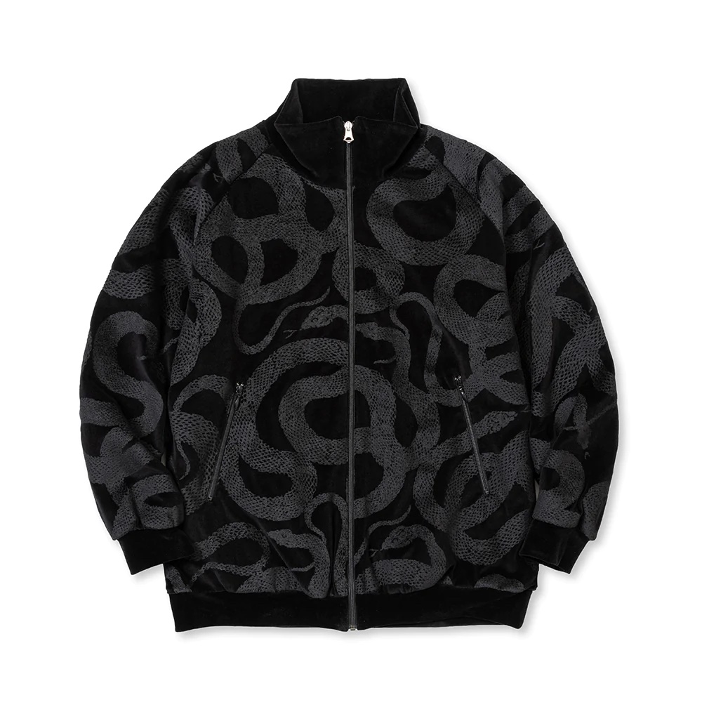 CALEE VELOUR TRACK JACKET ＜SNAKE PATTERN＞ CL-23AW013SP 公式通販