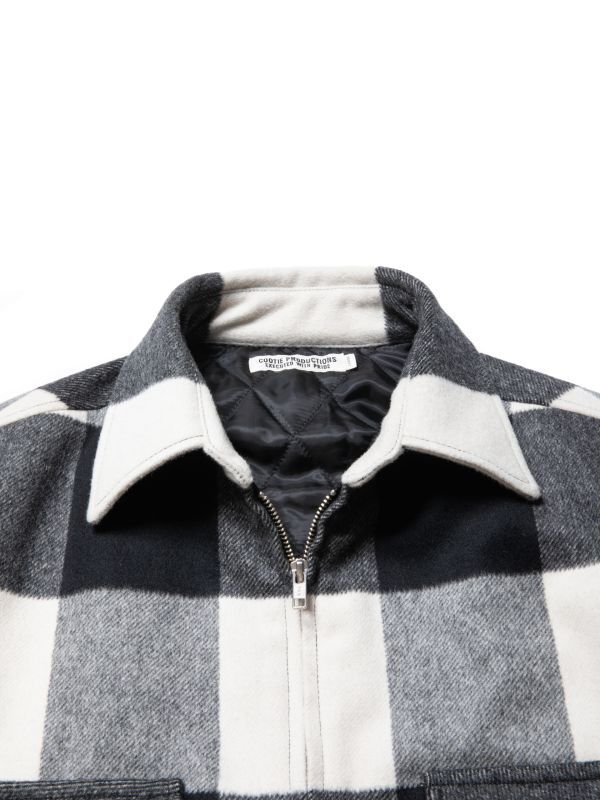 COOTIE Buffalo Check Wool Zip Up CPO Jacket CTE-23A214 公式通販