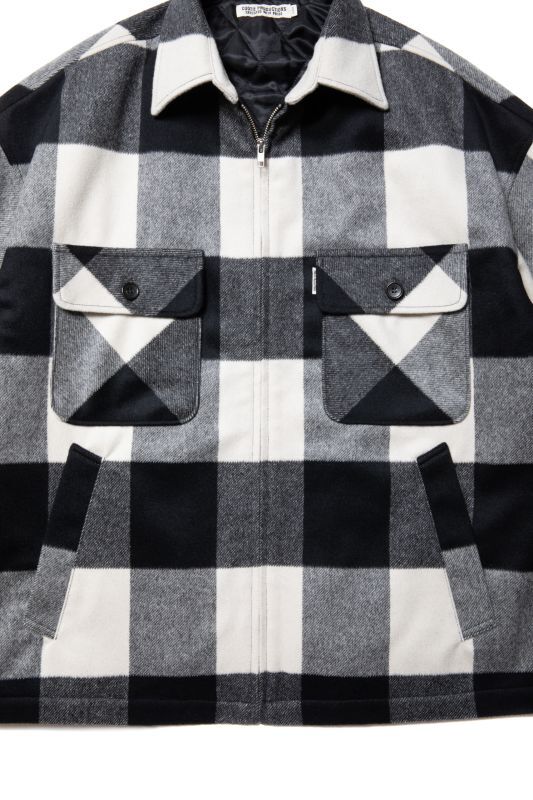 COOTIE Buffalo Check Wool Zip Up CPO Jacket CTE-23A214 公式通販