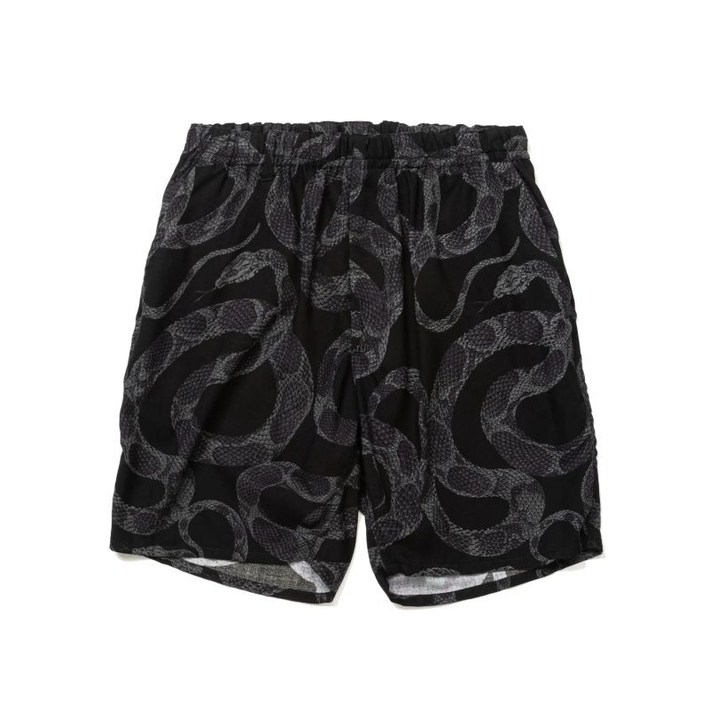 CALEE R/P ALLOVER SNAKE PATTERN EASY SHORTS ＜LIMITED＞ CL 